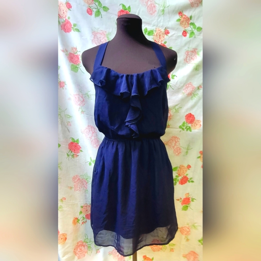 Lace back dress